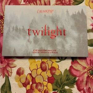 ColourPop Twilight Eyeshadow Palette - Gray & Red Accents